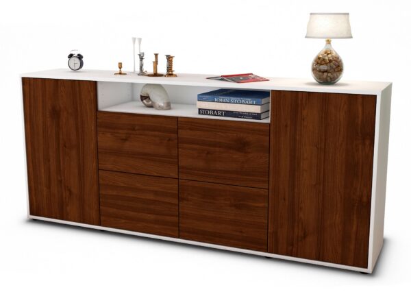 Sideboard Ephenia, Walnuss (180x79x35cm)