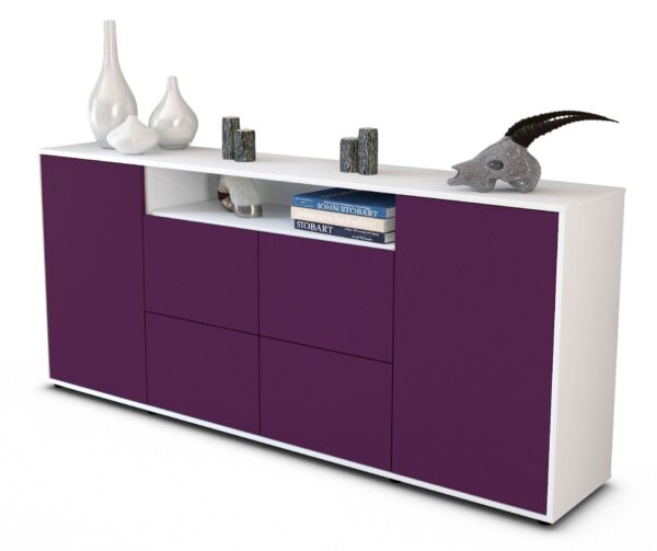 Sideboard Ephenia, Lila (180x79x35cm)