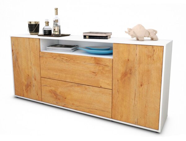 Sideboard Erina, Eiche (180x79x35cm)