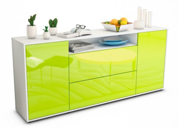 Sideboard Erina, Grün (180x79x35cm)