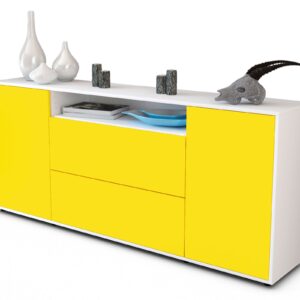 Sideboard Erina, Gelb (180x79x35cm)