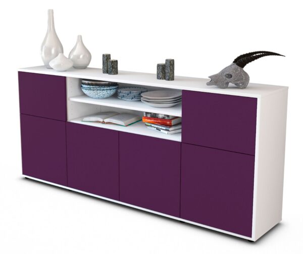Sideboard Ermelina, Lila (180x79x35cm)