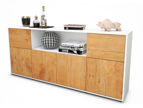 Sideboard Ermentrude, Eiche (180x79x35cm)
