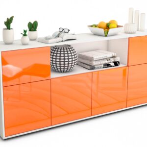 Sideboard Ermentrude, Orange (180x79x35cm)