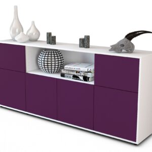 Sideboard Ermentrude, Lila (180x79x35cm)