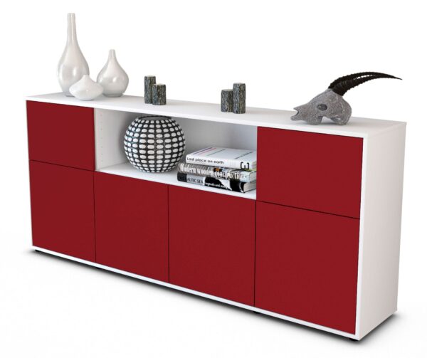 Sideboard Ermentrude, Bordeaux (180x79x35cm)