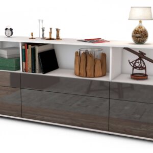 Sideboard Estella, Grau (180x79x35cm)