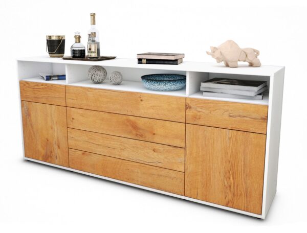 Sideboard Evelina, Eiche (180x79x35cm)