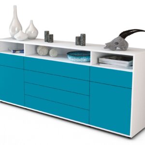 Sideboard Evelina, Türkis (180x79x35cm)