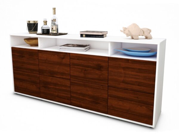 Sideboard Evita, Walnuss (180x79x35cm)