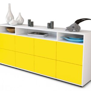 Sideboard Evita, Gelb (180x79x35cm)