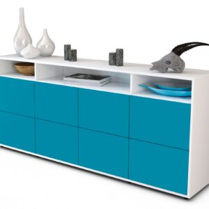 Sideboard Evita, Türkis (180x79x35cm)