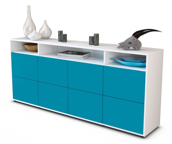 Sideboard Evita, Türkis (180x79x35cm)