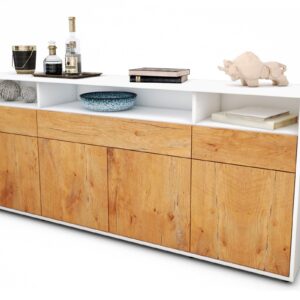 Sideboard Ezia, Eiche (180x79x35cm)