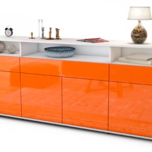Sideboard Ezia, Orange (180x79x35cm)