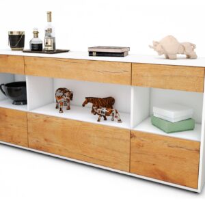 Sideboard Fabiana, Eiche (180x79x35cm)