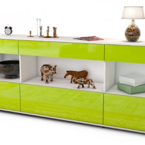 Sideboard Fabiana, Grün (180x79x35cm)