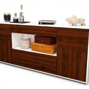 Sideboard Fabiola, Walnuss (180x79x35cm)
