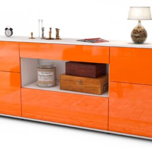 Sideboard Fabiola, Orange (180x79x35cm)