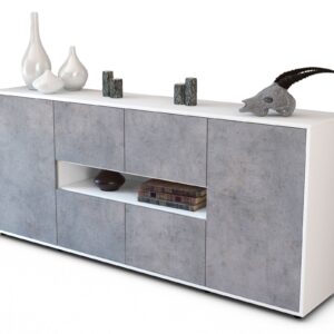 Sideboard Farina, Beton (180x79x35cm)