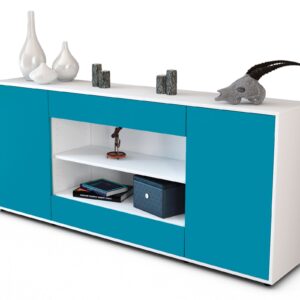 Sideboard Feli, Türkis (180x79x35cm)