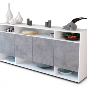 Sideboard Felia, Beton (180x79x35cm)