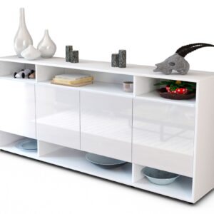 Sideboard Felia, Weiß (180x79x35cm)