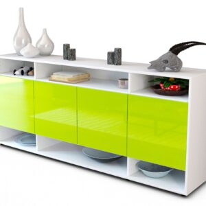Sideboard Felia, Grün (180x79x35cm)