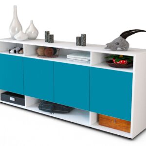 Sideboard Felia, Türkis (180x79x35cm)