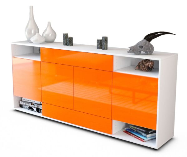 Sideboard Felicia, Orange (180x79x35cm)