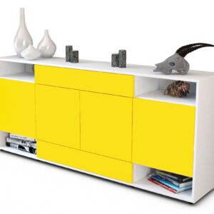 Sideboard Felicia, Gelb (180x79x35cm)
