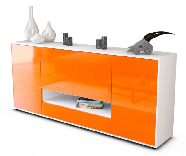 Sideboard Felicitas, Orange (180x79x35cm)