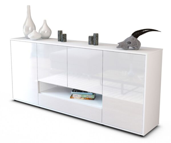 Sideboard Felicitas, Weiß (180x79x35cm)