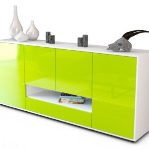 Sideboard Felicitas, Grün (180x79x35cm)