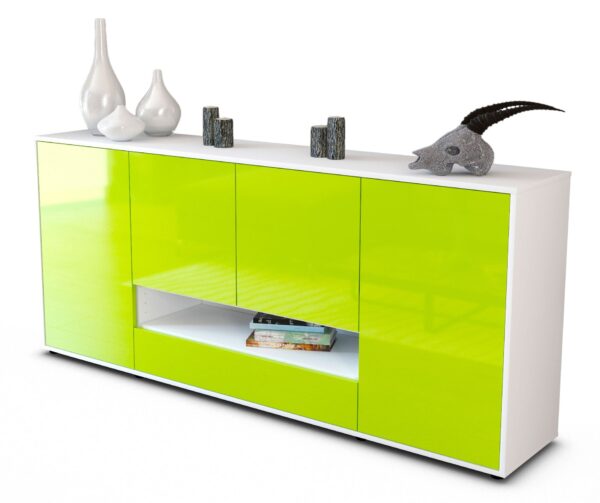 Sideboard Felicitas, Grün (180x79x35cm)