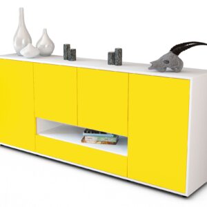 Sideboard Felicitas, Gelb (180x79x35cm)
