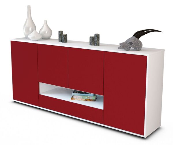 Sideboard Felicitas, Bordeaux (180x79x35cm)