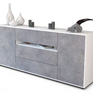 Sideboard Fernanda, Beton (180x79x35cm)