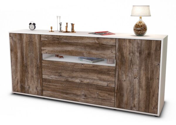 Sideboard Fernanda, Treibholz (180x79x35cm)