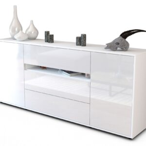 Sideboard Fernanda, Weiß (180x79x35cm)