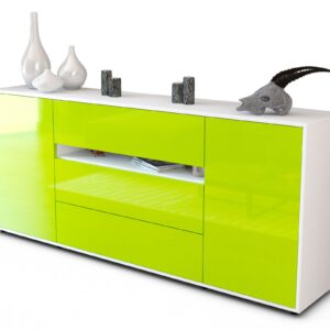 Sideboard Fernanda, Grün (180x79x35cm)