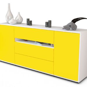 Sideboard Fernanda, Gelb (180x79x35cm)