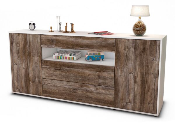 Sideboard Filippa, Treibholz (180x79x35cm)
