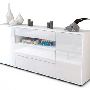 Sideboard Filippa, Weiß (180x79x35cm)