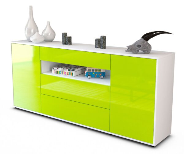 Sideboard Filippa, Grün (180x79x35cm)