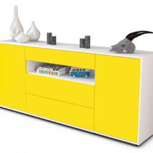 Sideboard Filippa, Gelb (180x79x35cm)