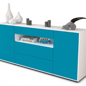 Sideboard Filippa, Türkis (180x79x35cm)