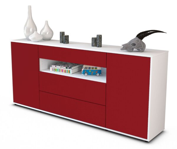 Sideboard Filippa, Bordeaux (180x79x35cm)