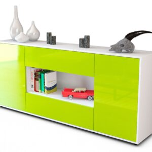 Sideboard Filomena, Grün (180x79x35cm)