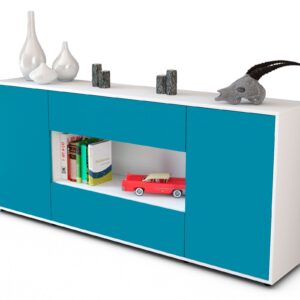 Sideboard Filomena, Türkis (180x79x35cm)